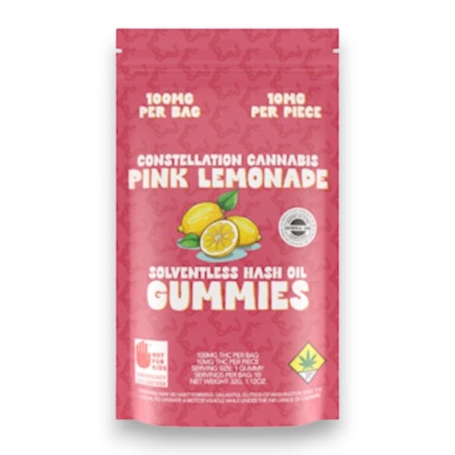 Constellation Hash Gummies - Pink Lemonade 10 Pack - DOH