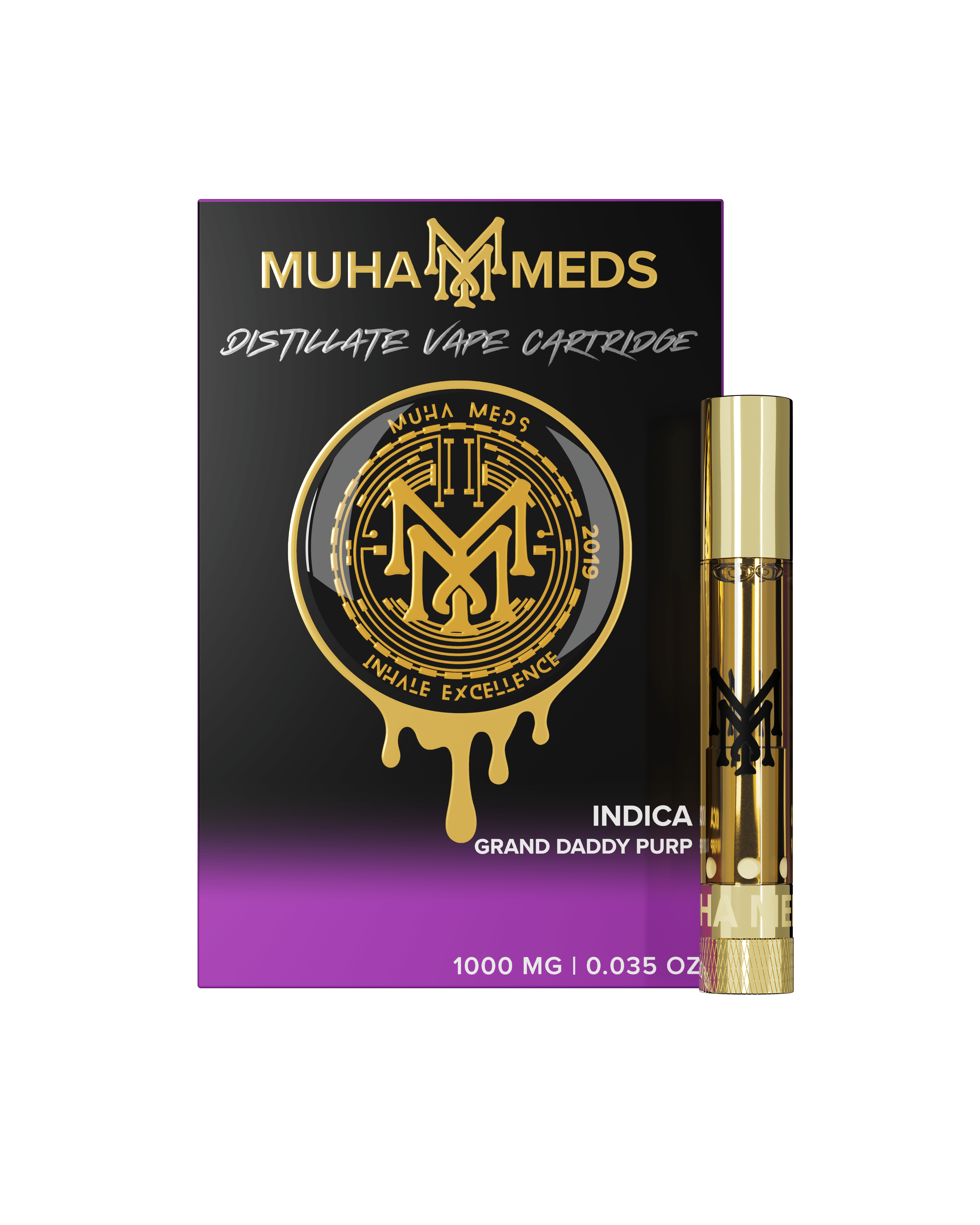 Muha Meds - Grand Daddy Purp - 510 Cartridge | Indica