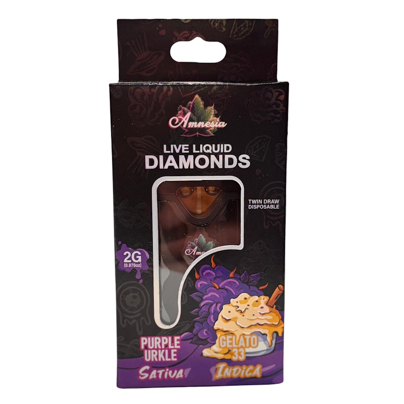 Amnesia - Gelato33 x Purple Urkle LQD Switch Disposable