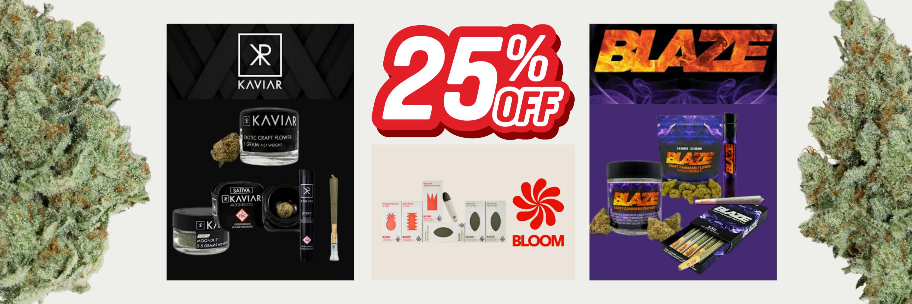 twenty five percent off kaviar 