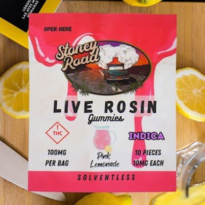 Stoney Road | Pink Lemonade | 100MG Gummies