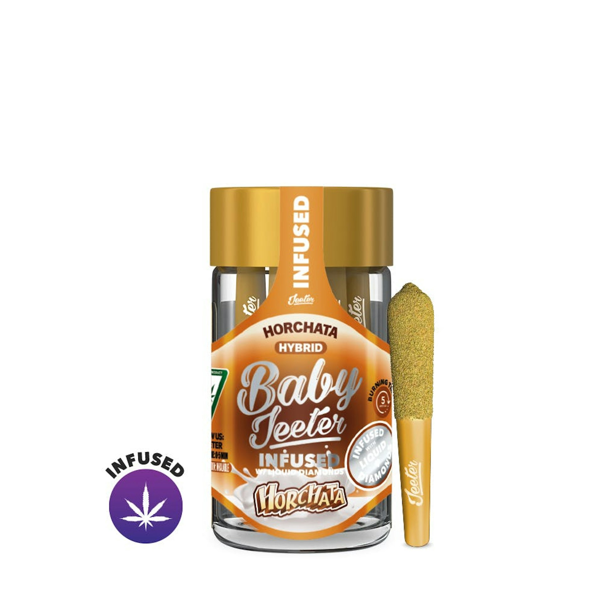 Baby Jeeter - Pomegranate Paloma Quad-Infused 5pk Pre-Rolls