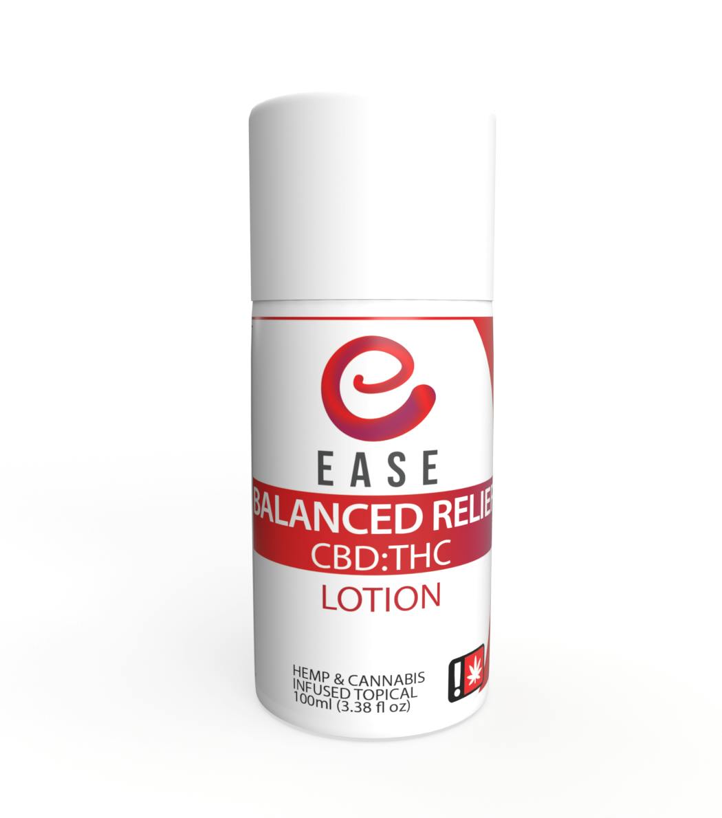 Angel Ease Muscle Lotion | 1:1 THC/CBD | Hippy Trip