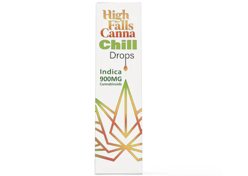 High Falls Canna | Chill Drops | THC + CBD Tincture | 15 Servings / 15mL Bottle-active