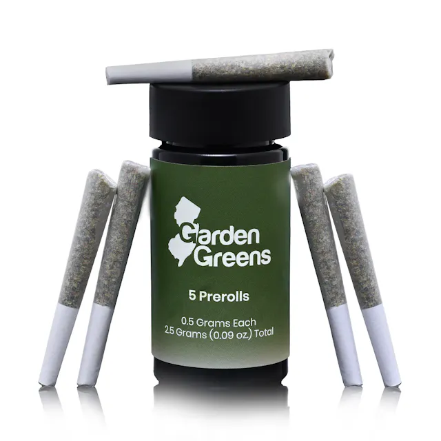 Garden Greens Pre-Roll Pack Triple OG 5pk/2.5g (indica hybrid, packs)