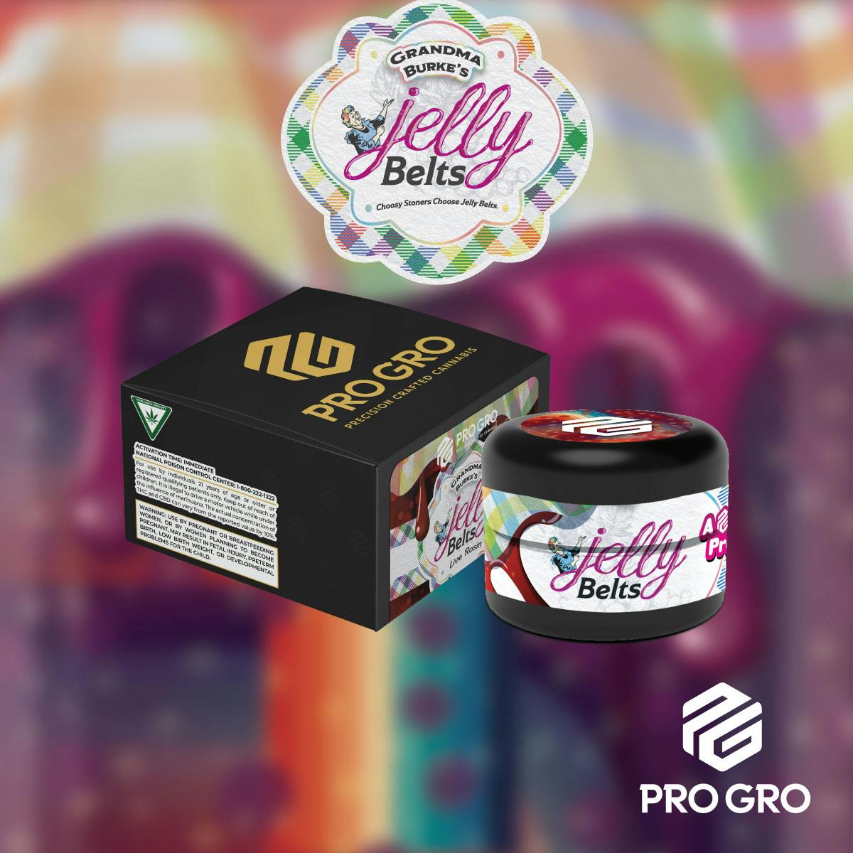 Pro Gro - 1g Live Rosin - Jelly Beltz