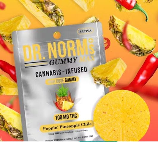 POPPIN PINEAPPLE CHILE SINGLE MAX GUMMY (SINGLE)