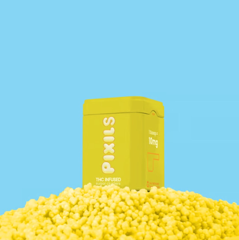 Pixils | 200mg THC Infused Sugar Clusters | Lemon