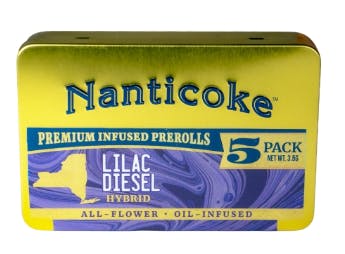 Lilac Diesel | 5 Pack | Infused Pre rolls Hybrid | Nanticoke