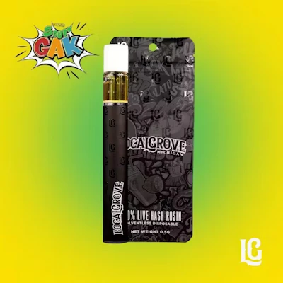 Local Grove - .5g Hash Rosin Disposable - Sour Gak