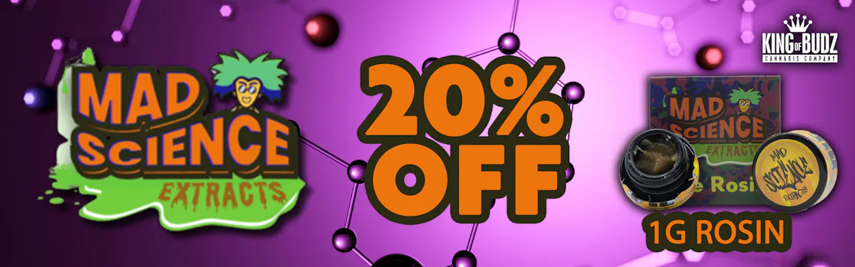 20 Percent Off Mad Science Rosin