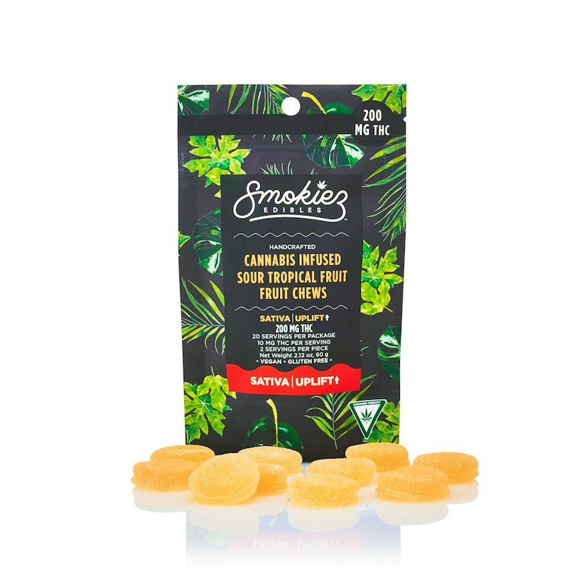 Sour Tropical Sativa 200mg THC Fruit Chews
