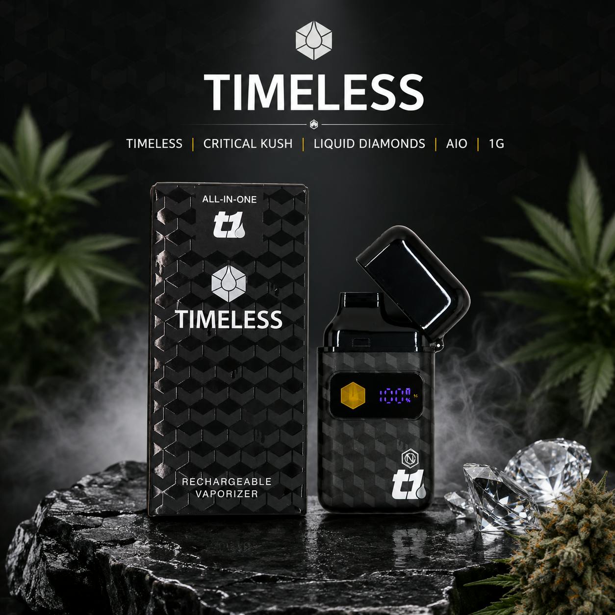 Product Timeless | Critical Kush | Liquid Diamonds | AIO | 1g