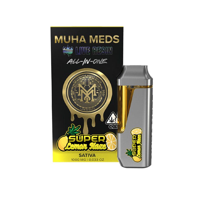 Muha Meds 1g Live Resin Disposable Super Lemon Haze