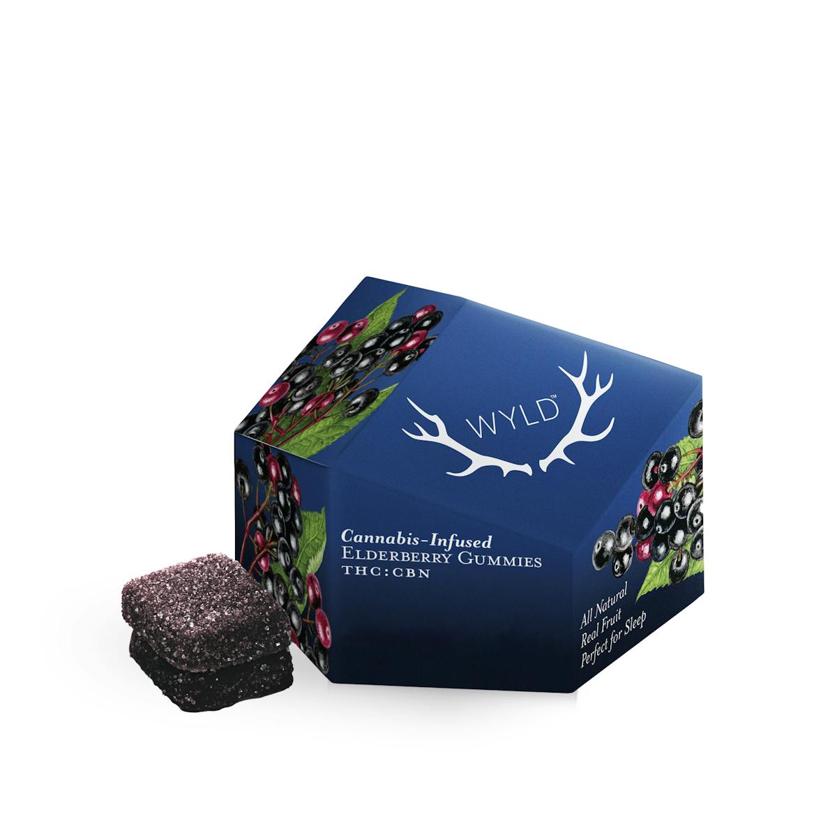Photo of Elderberry THC:CBN Gummy – 100mg