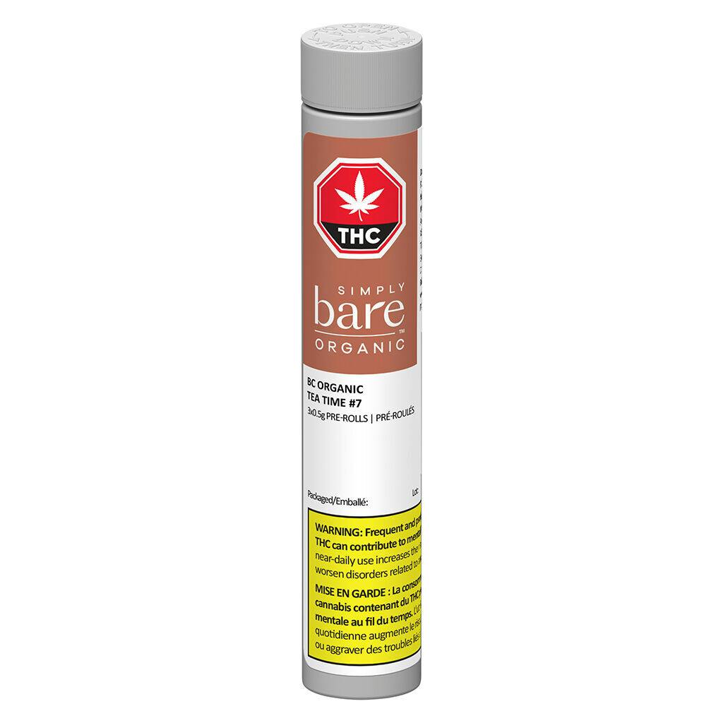 Simply bare - bc organic tea time #7 prjs - 3x0. 5g