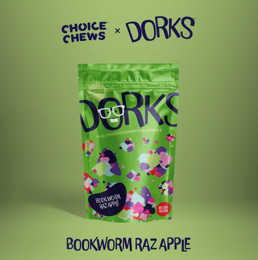 CHOICE DORKS | BOOK WORM RAZ APPLE | 200MG | HYBRID