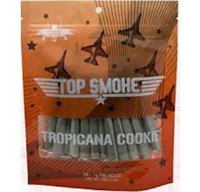 Top Smoke - 28-Pack 1g Prerolls - Tropicana Cookie