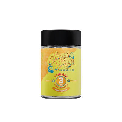 Cheech & Chong - 3-Pack 1g Infused Prerolls - Sour Pebbles - PRE_ROLLS by Cheech & Chong at King of Budz