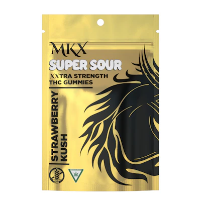 MKX - 200mg Gummies - Super Sour Strawberry Kush