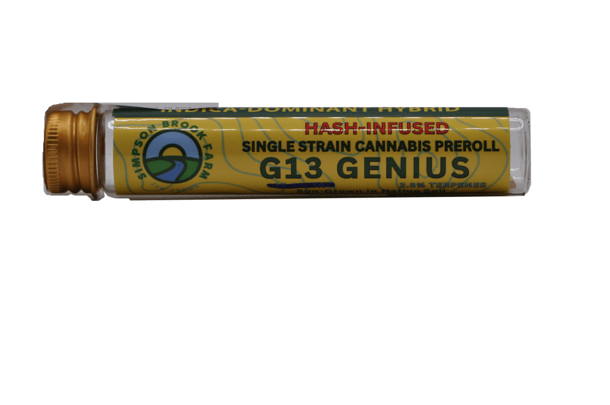 Image of G13 Genius | 1g Hash Infused Preroll