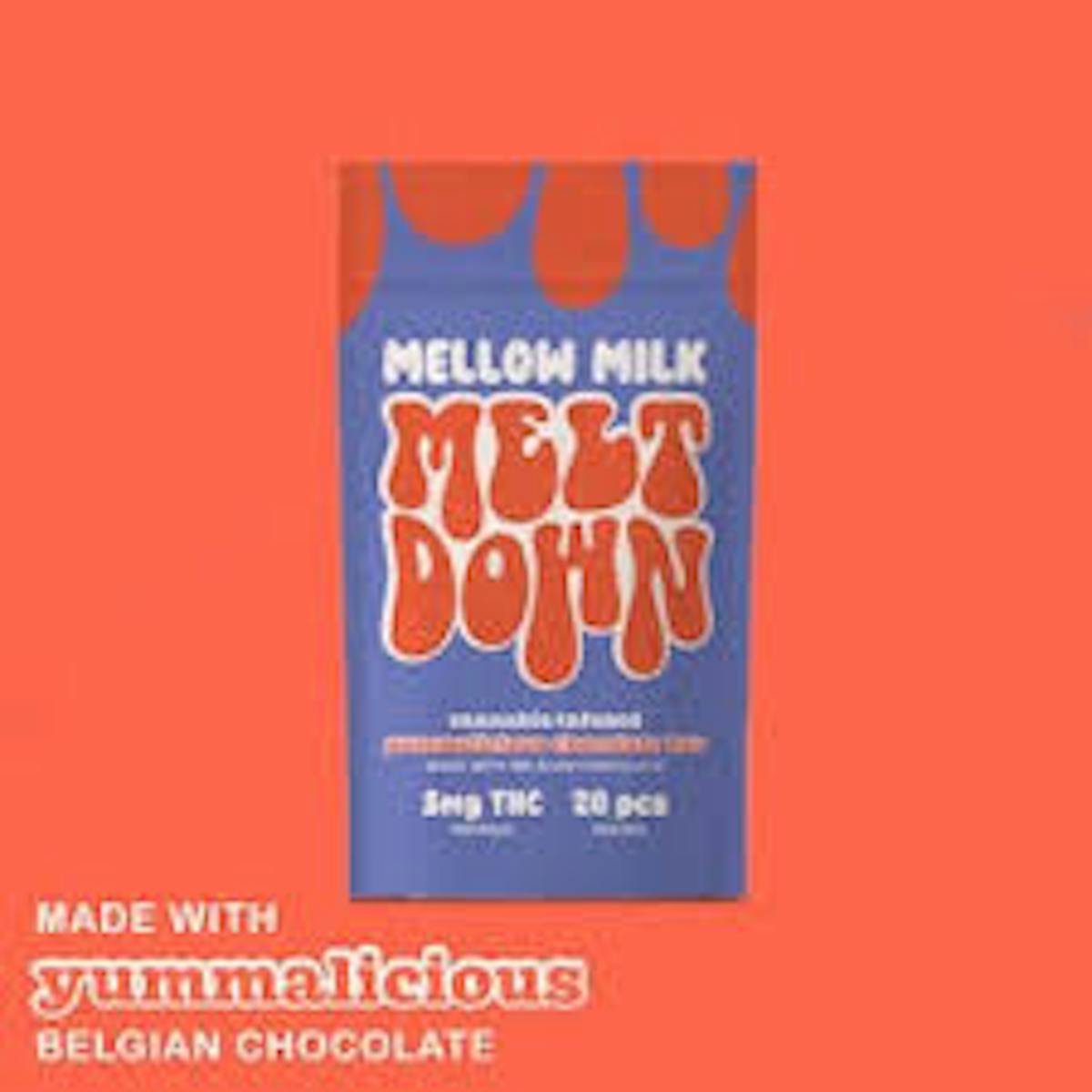 Photo of Meltdown l Mellow Milk Chocolate Bar 20 pcs l 100mg