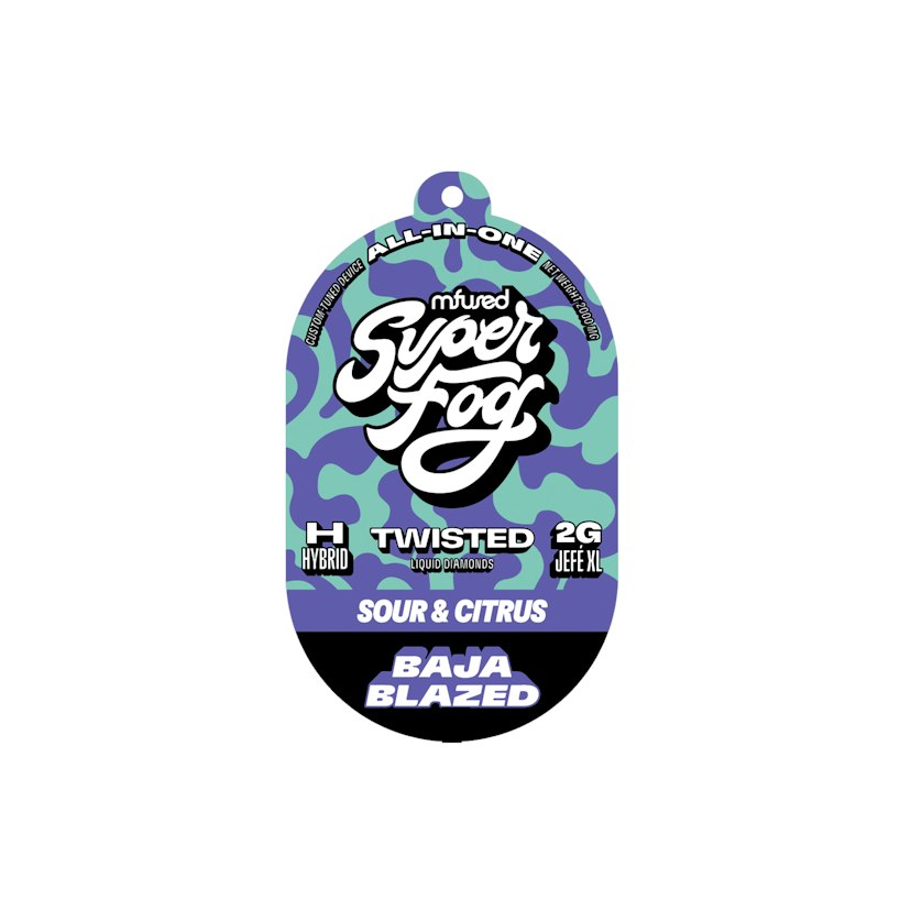 Mfused TWISTED Liquid Diamonds Disposable : Baja Blazed
