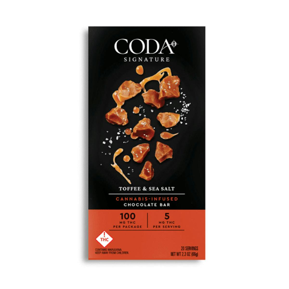Photo of Coda | Toffee & Sea Salt (100mg)