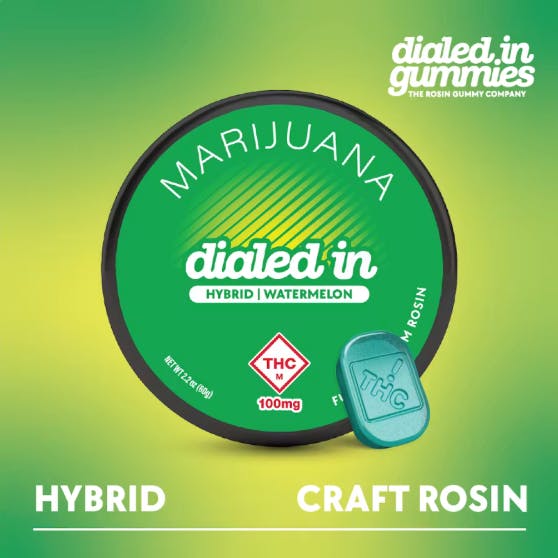 Product Dialed In Classic | Watermelon | Rosin Gummies | 100mg