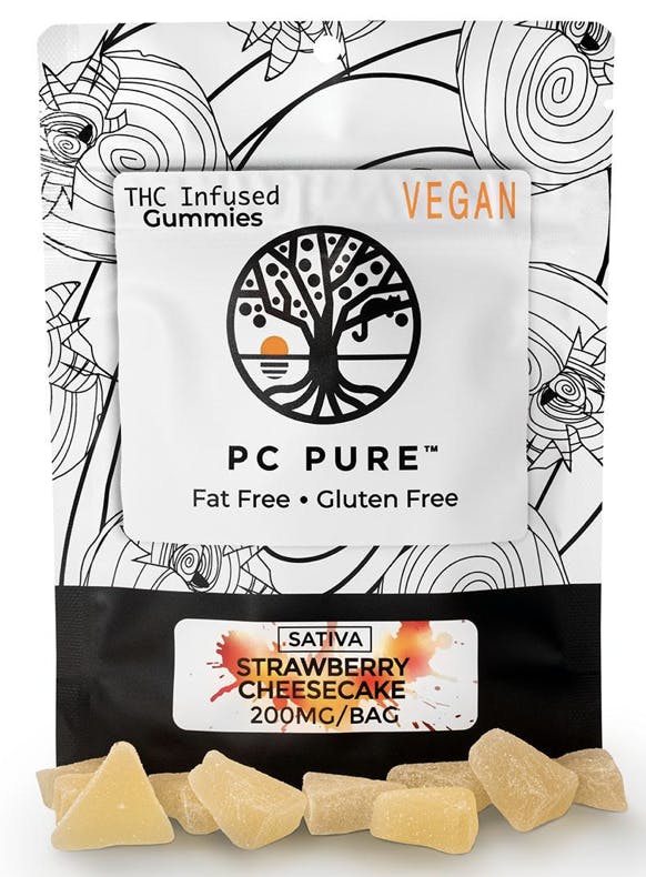 Product: PC Pure | Gummies - 200mg - Strawberry Cheesecake (Sativa)