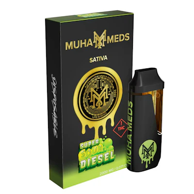 Muha Meds - 2g Disposable - Super Sour Diesel