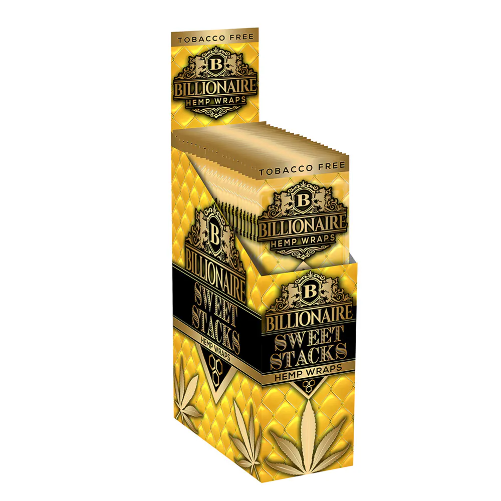 Product Billionaire - Sweet Stacks (Honey) - Hemp Wrap - 2pk