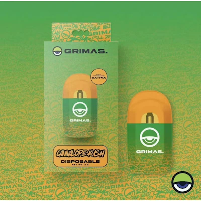 Grimas - 2g Disposable - Cannalope Kush - DISPOSABLES by Grimas at King of Budz