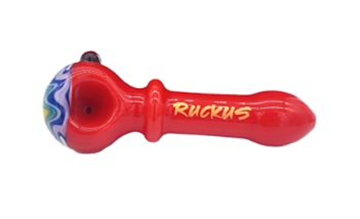 Image of Red | 5″ Hand Pipe | Ruckus