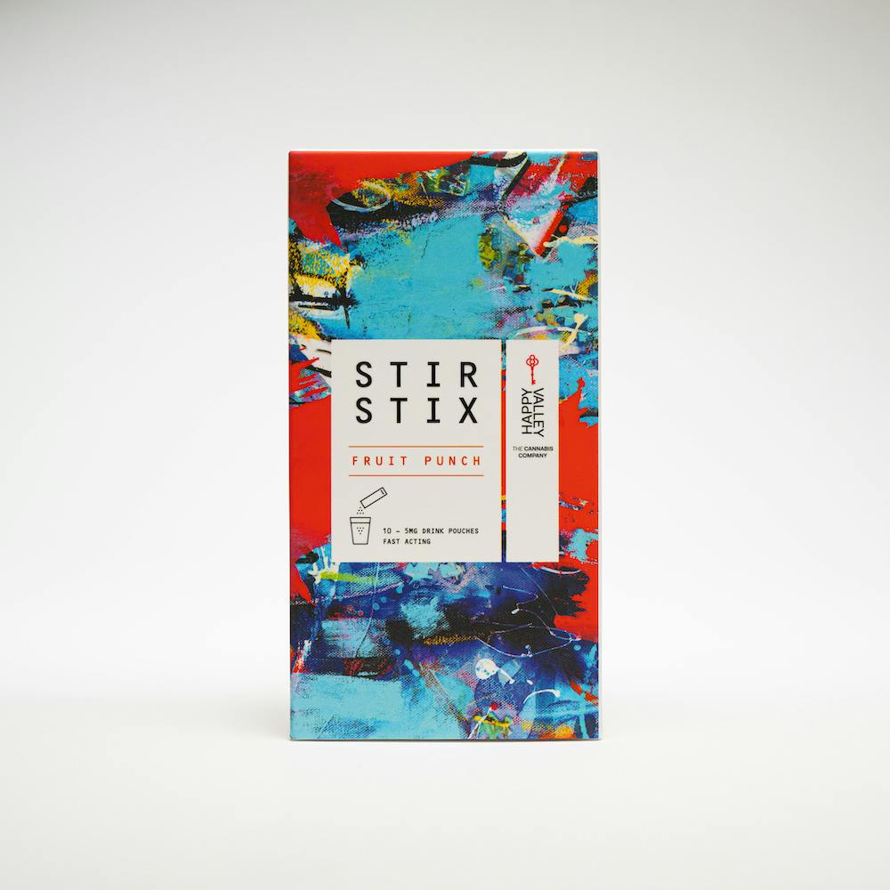 Stir Stix 50mg THC - Fruit Punch