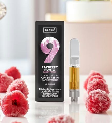 Image of Razberry Runtz | Vape Cartridge | 1g | Indica product