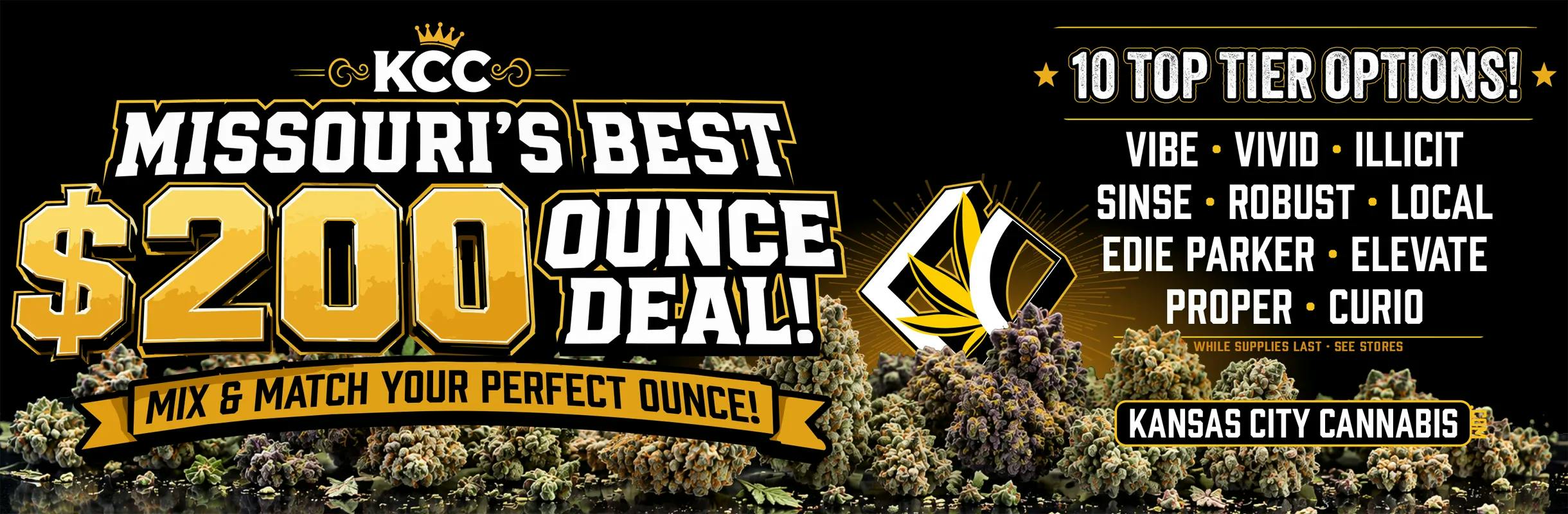 MO's Best Ounce Deal - Top Tier Mix & Match $200
