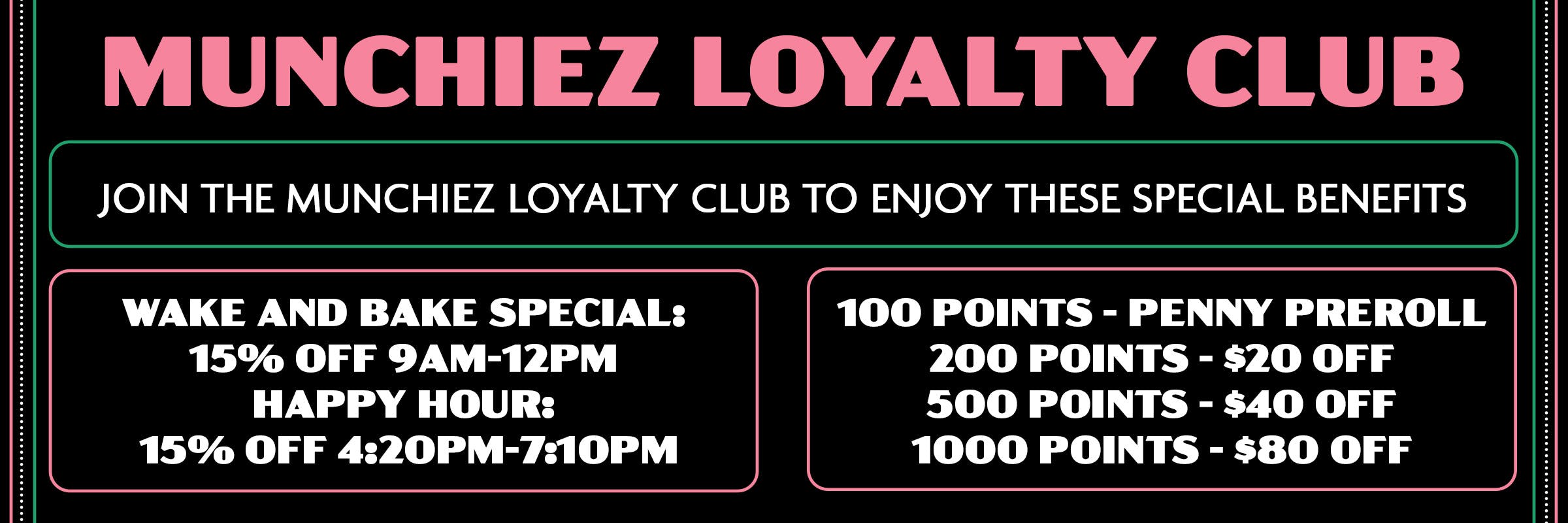 munchiez cannabis dispensary loyalty club ruidoso