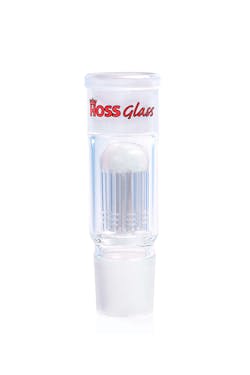 HOSS Build-a-Bong | 8 Arm Perc - Milk White w/ Red Logo - MIDDLE