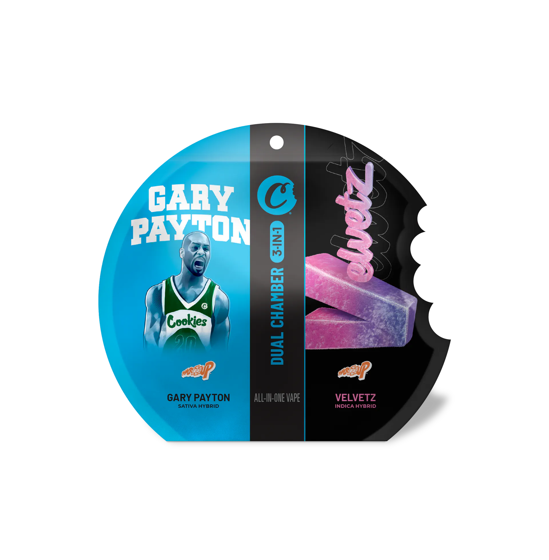 Smoke dza & benny pete rock 限定150枚　美品 Cookies 3-in-1 Disposable Dual Chamber Cartridge: Gary Payton