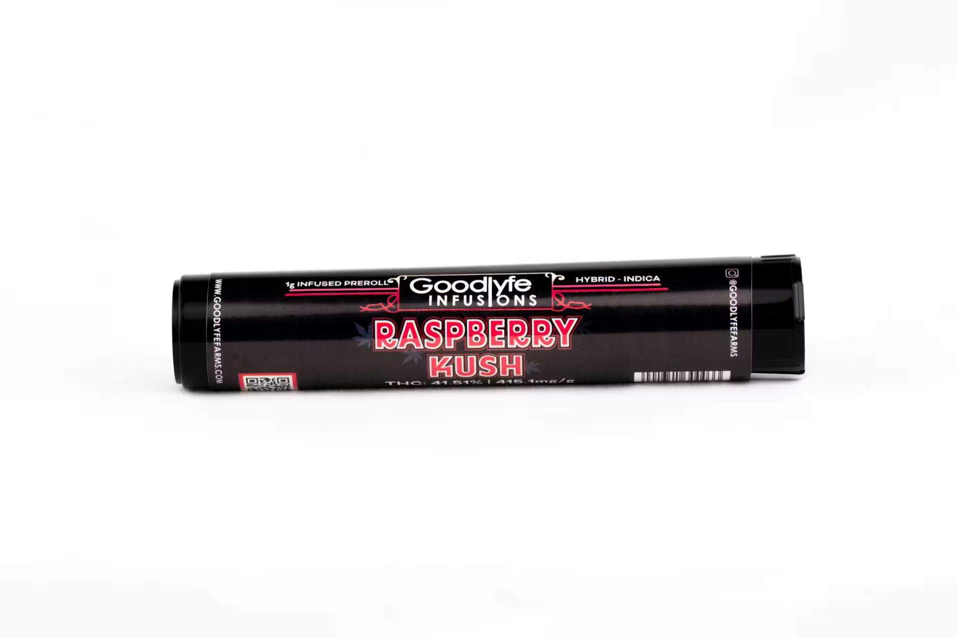 Goodlyfe Raspberry Kush Infused Preroll