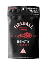 Fireball Hot Cinnamon Gummies [10pk] (100mg THC)