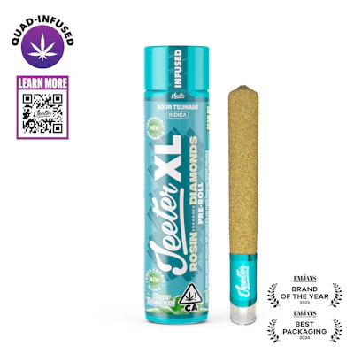 Sour Tsunami Jeeter XL Infused Pre-Roll | 2g - PRE_ROLLS by Jeeter at King of Budz