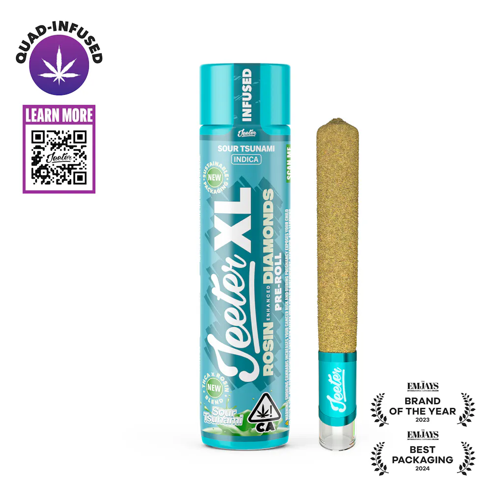 Product Sour Tsunami Jeeter XL Infused Pre-Roll | 2g