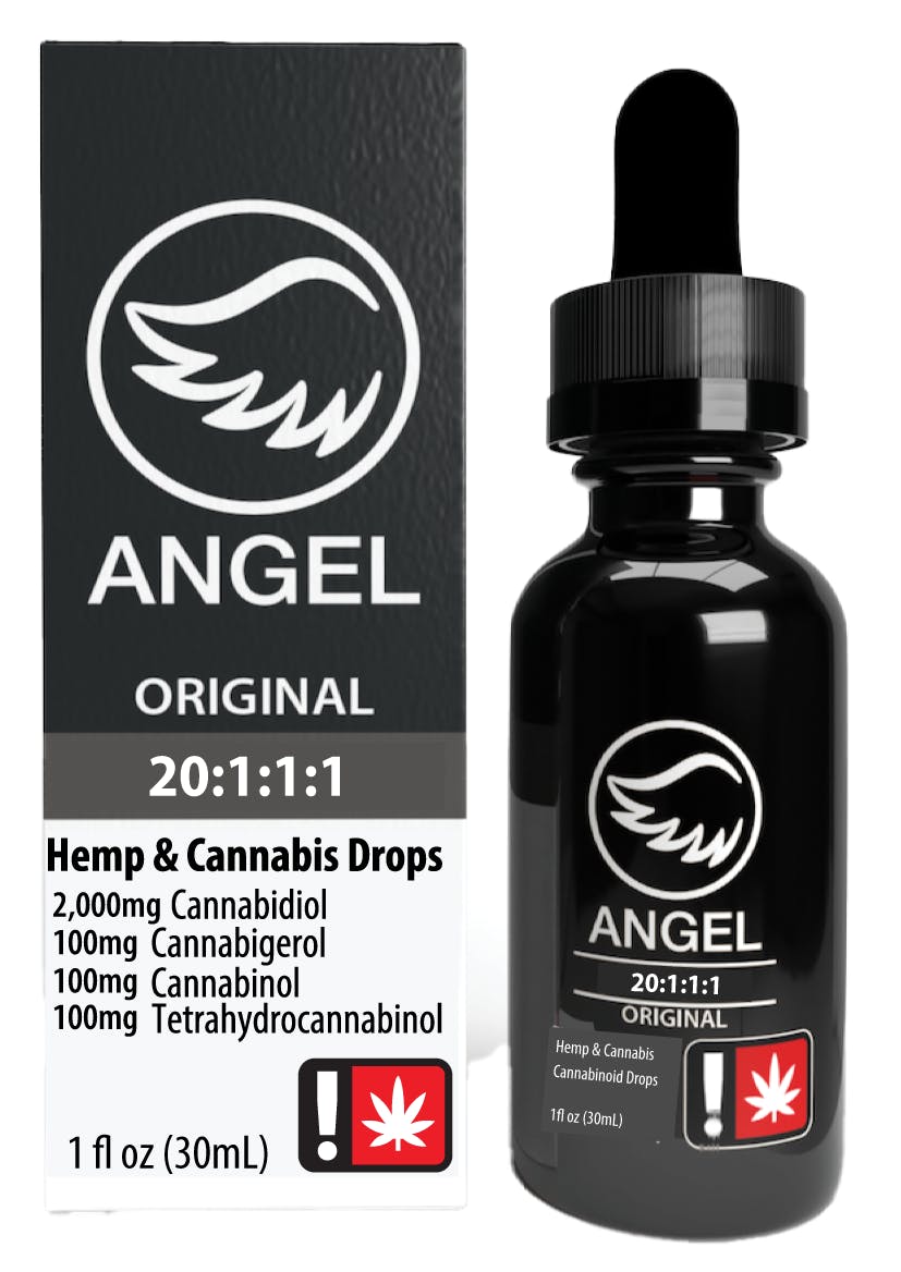 Angel | Tincture | Flavorless 20:1:1:1 CBD:THC:CBG:CBN | Oregrown
