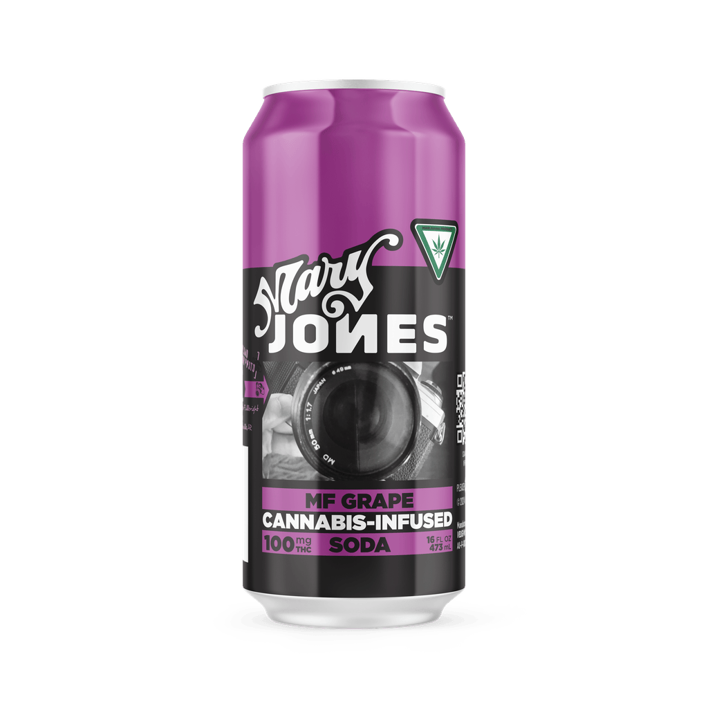 Mary Jones - 100mg Infused Soda - MF Grape
