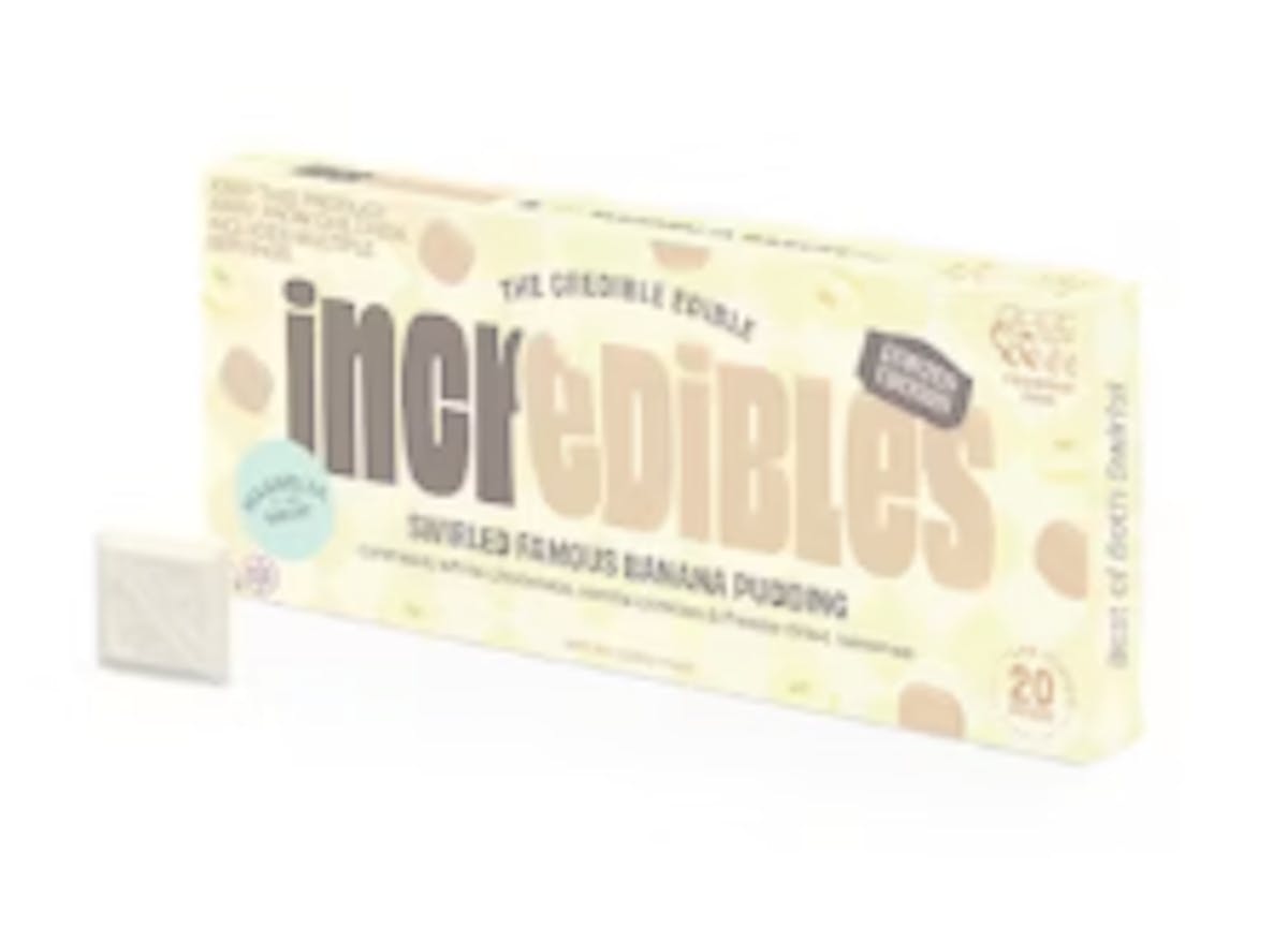 Photo of Incredibles Banana Pudding 100mg Chocolate Bar