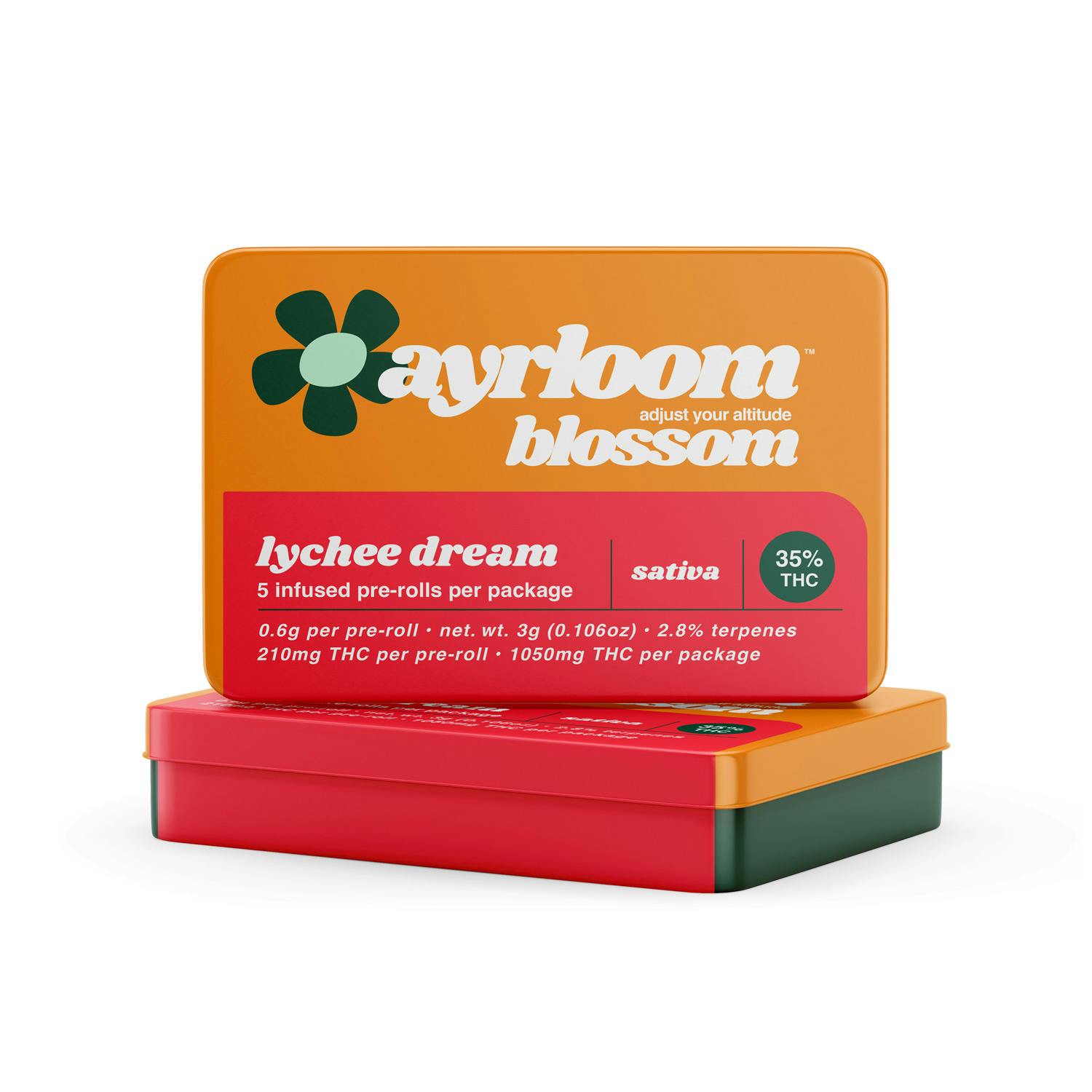 Pre-roll | Ayrloom | Lychee Dream | Infused | 5pk | 3g