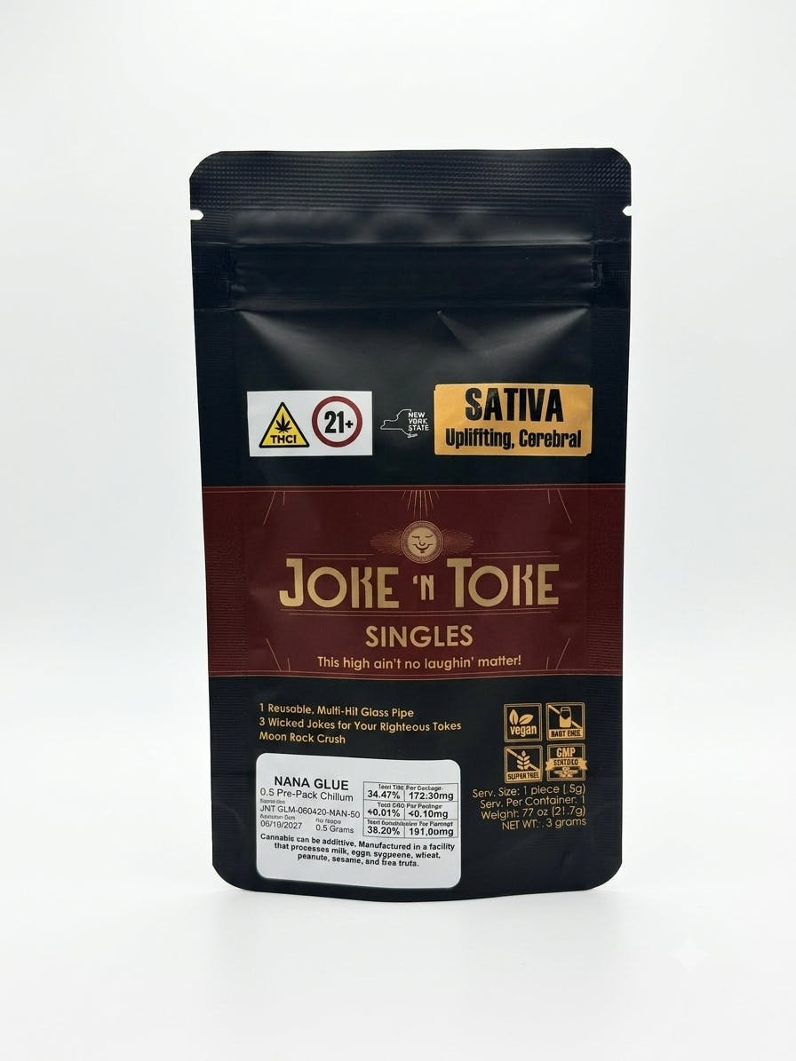 Joke 'N Toke | Nana Glue | Chillum Pipe | 0.5g