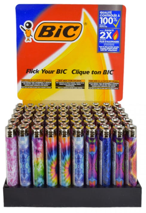Bic Lighter|Maxi Psychedelic Lighters *Colours Will Vary* | Kasa Kana